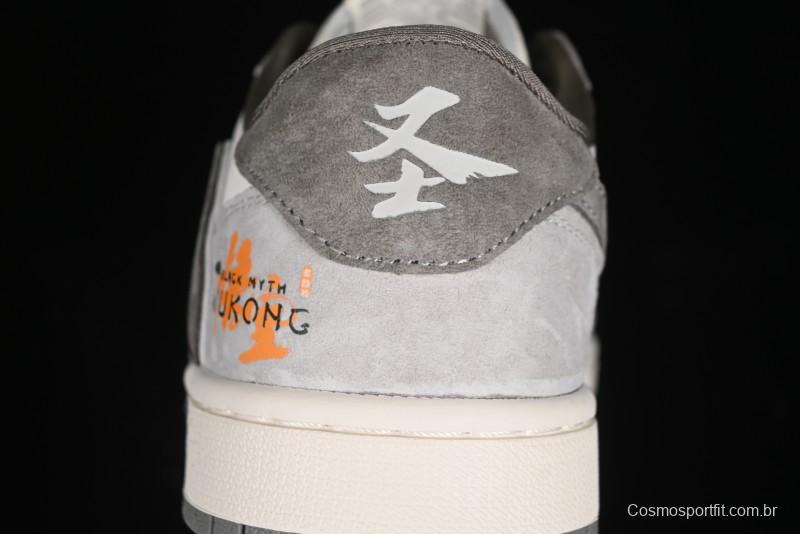 Nike Travis Scott x Fragment Design x Air Jordan 1 Low OG SP AJ1 Low-top Casual Sneakers - DM6688-610