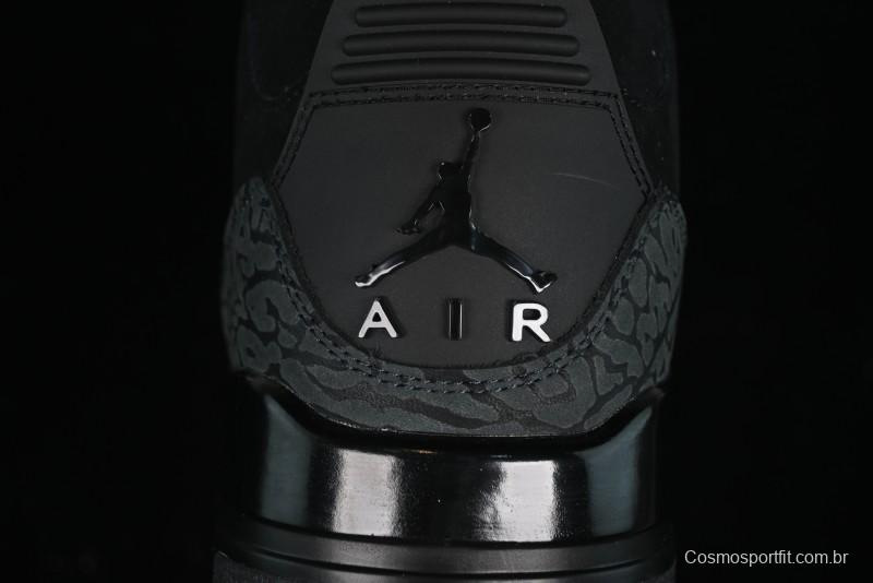 Nike Air Jordan 3 Retro Basketball Shoes in Midnight Black - CT8532-001